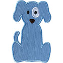 Puppy Dog Applique Design