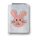 Bunny Rabbit Gift Card Applique Design