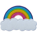 Rainbow Cloud Applique Design