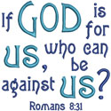 Romans 8 Verse Applique Design