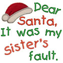 Santa Sisters Fault Applique Design