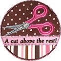 Scissors Cut Above Applique Design