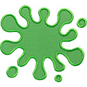 Slime Paint Splat Applique Design