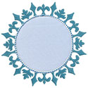 Snowflake Frame Applique Design