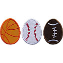 Sports Easter Eggs Applique Design