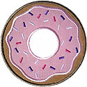 Sprinkle Donut Applique Design