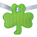 St Patrick Clover Banner Piece Applique Design