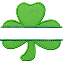 St Patrick Name Plate Applique Design