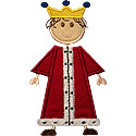 Stick Boy Prince Applique Design