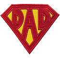 Super Dad Applique Design