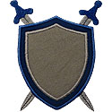 Swords Shield Applique Design