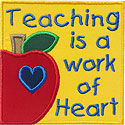 Teaching Work Heart Applique Design