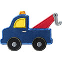 Tow Truck Applique Design