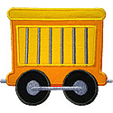 Train Animal Zoo Car Applique Design