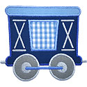 Train Boxcar Applique Design