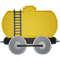 Train Tank Car Applique Design