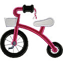 Tricycle Tassels Applique Design