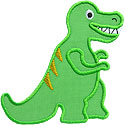 Tyrannosaurus Rex Applique Design