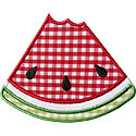 Watermelon Bite Slice Applique Design