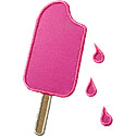 Yummy Popsicle Applique Design