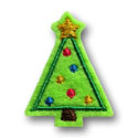 Christmas Tree Feltie Applique Design