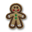 Gingerbread Boy Feltie Design