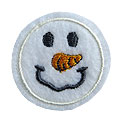 Snowman Face Feltie Applique Design