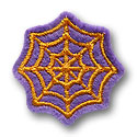 Spiderweb Feltie Applique Design