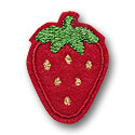 Strawberry Feltie Applique Design