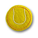 Tennis Ball Feltie Applique Design