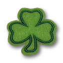 Three Leaf Clover Feltie Design