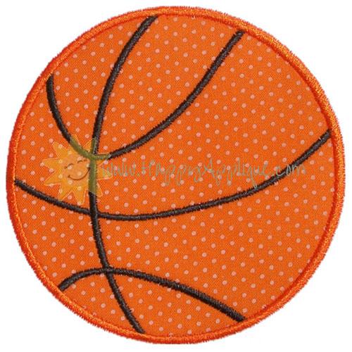 Basketball Applique Design