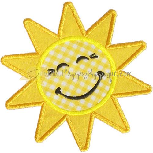 Our Happy Applique Sun Design