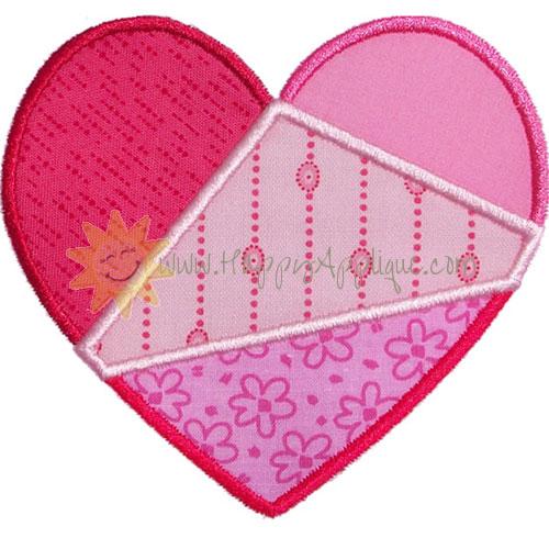 Quilted Heart Applique Design