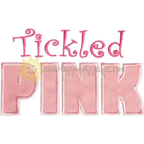 Tickled Pink Applique Design