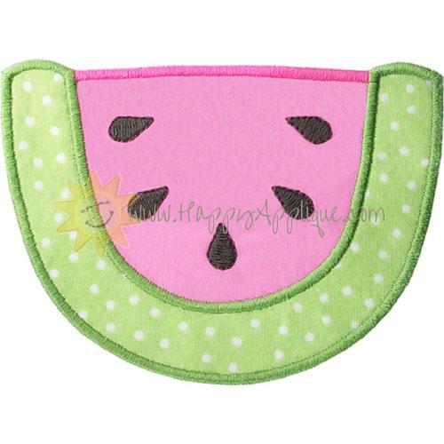 Watermelon Half Applique Design