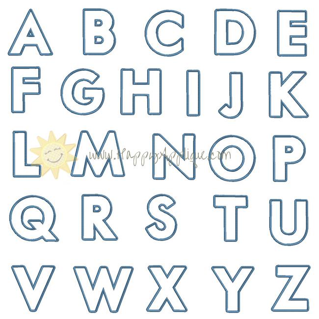 Basic Letter Alpha Design
