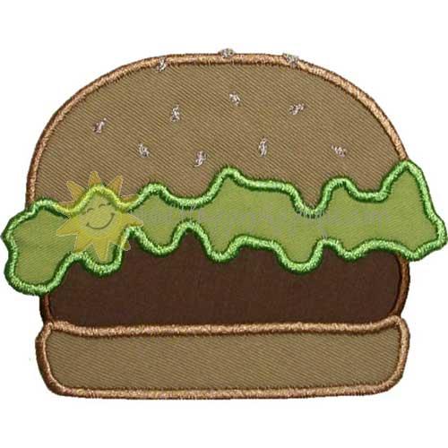 Hamburger Applique Design