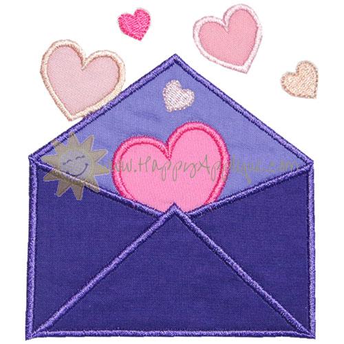 Love Letter Applique Design