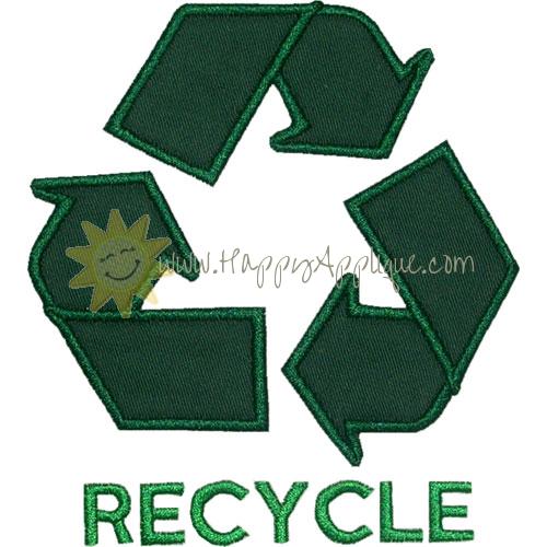 Recycle Applique Design