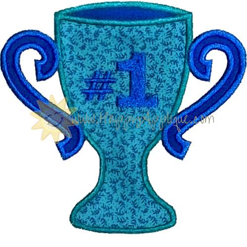 Trophy Cup Applique Design