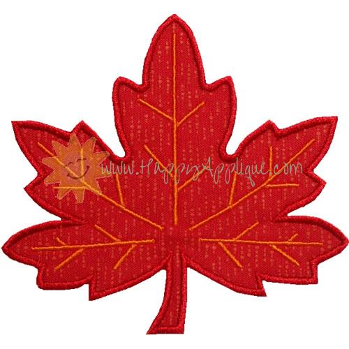 Maple Leaf Applique Design