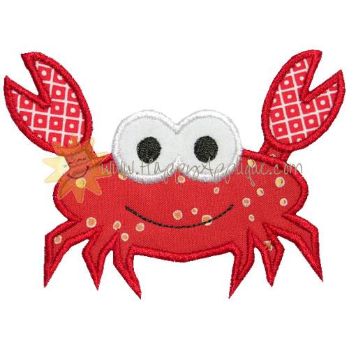 Sea Crab Applique Design