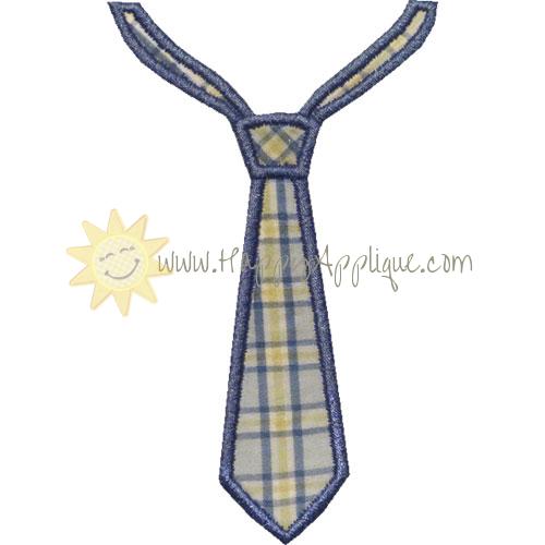 Loose Necktie Applique Design