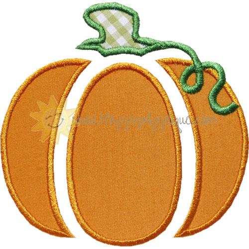 Pumpkin Pieces Applique Design