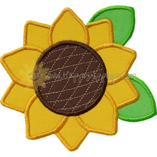 Sunflower Applique Design