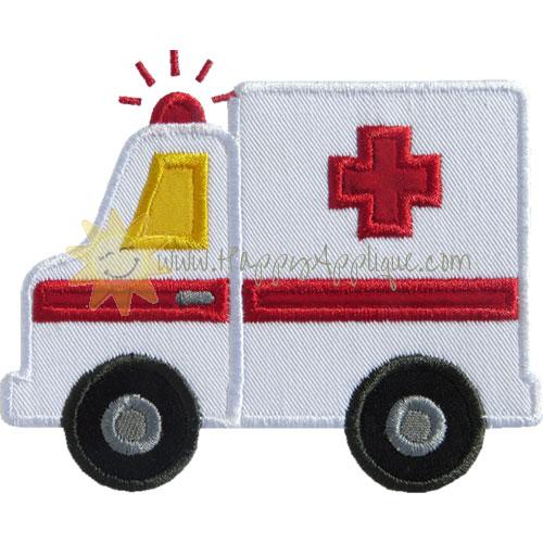 Ambulance Applique Design