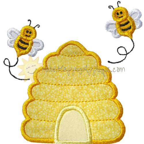 Beehive Applique Design