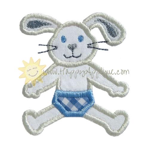 Bunny Rabbit Family Baby Applique Design
