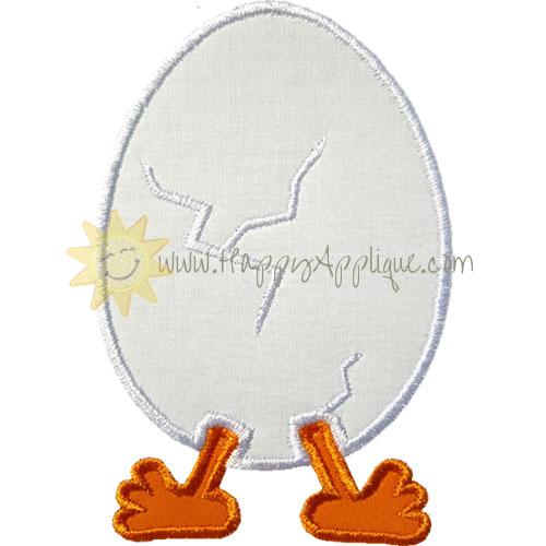 Hatching Egg Applique Design